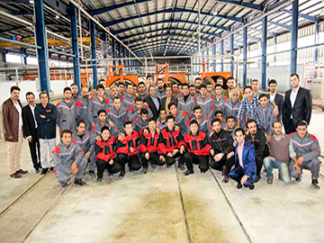 伊朗第一条硅酸钙板生产线投产